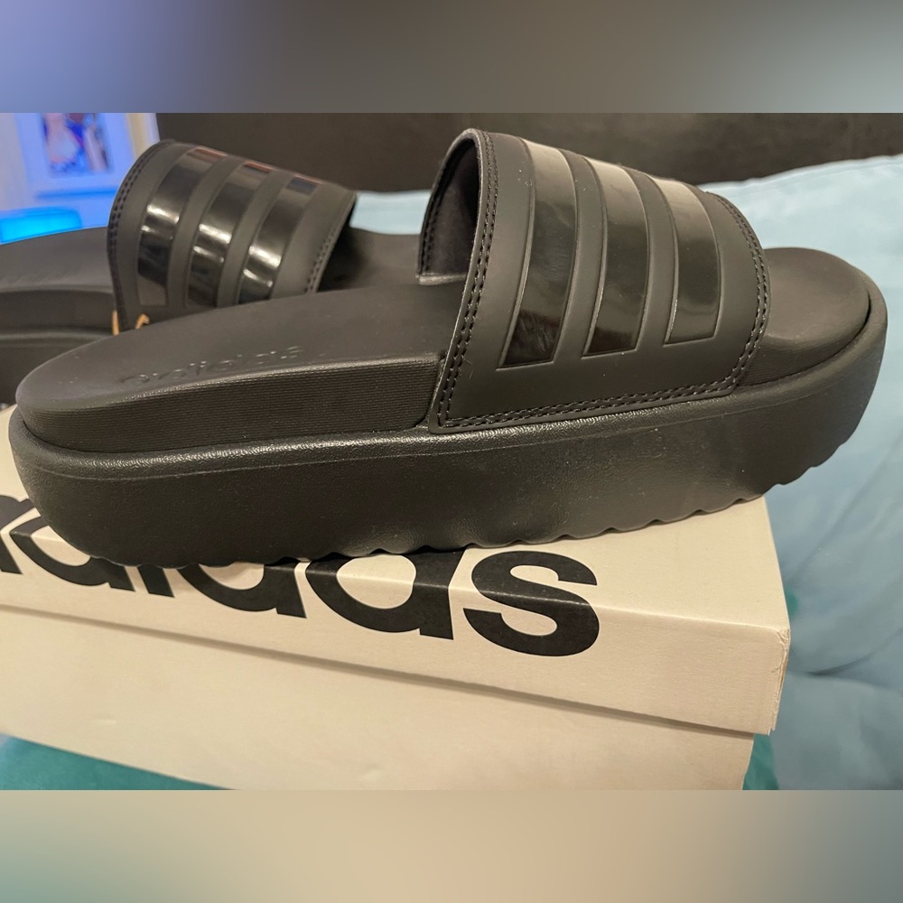 Adidas Adilette Platform Slide Sandals - Picture 4 of 6